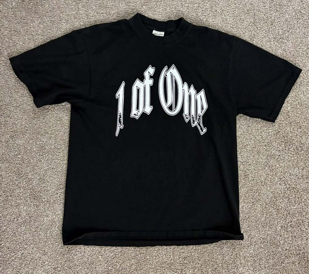Shaka Wear SuperMax Heavyweight T-Shirt Black Size L 100% Cotton Streetwear